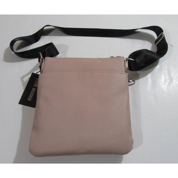 Steve Madden BGlamm Crossbody Bag Signature Logo Blush Pink NEW - Picture 3 of 6